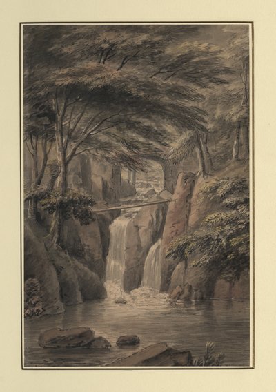 Wasserfall bei Sir Michael Fleming, 1780 von Copplestone Warre Bamfylde